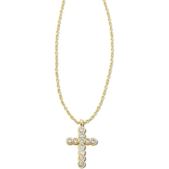 Cross Crystal Pendant Necklace, Fashion Jewelry for Women